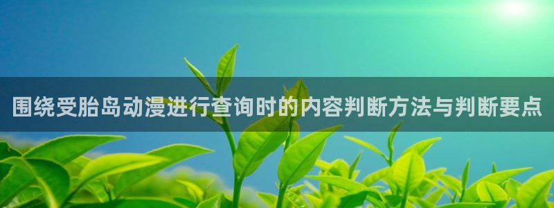 里番神作在线观看动漫:围绕受胎岛动漫进行查询时的内容判断方法与判断要点配图