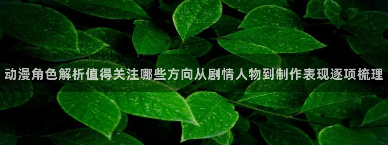 h里番动漫在线观看:动漫角色解析值得关注哪些方向从剧情人物到制作表现逐项梳理配图